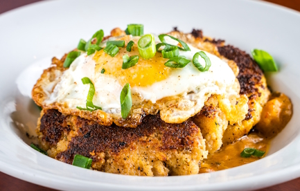 Grits and Alligator Grillades